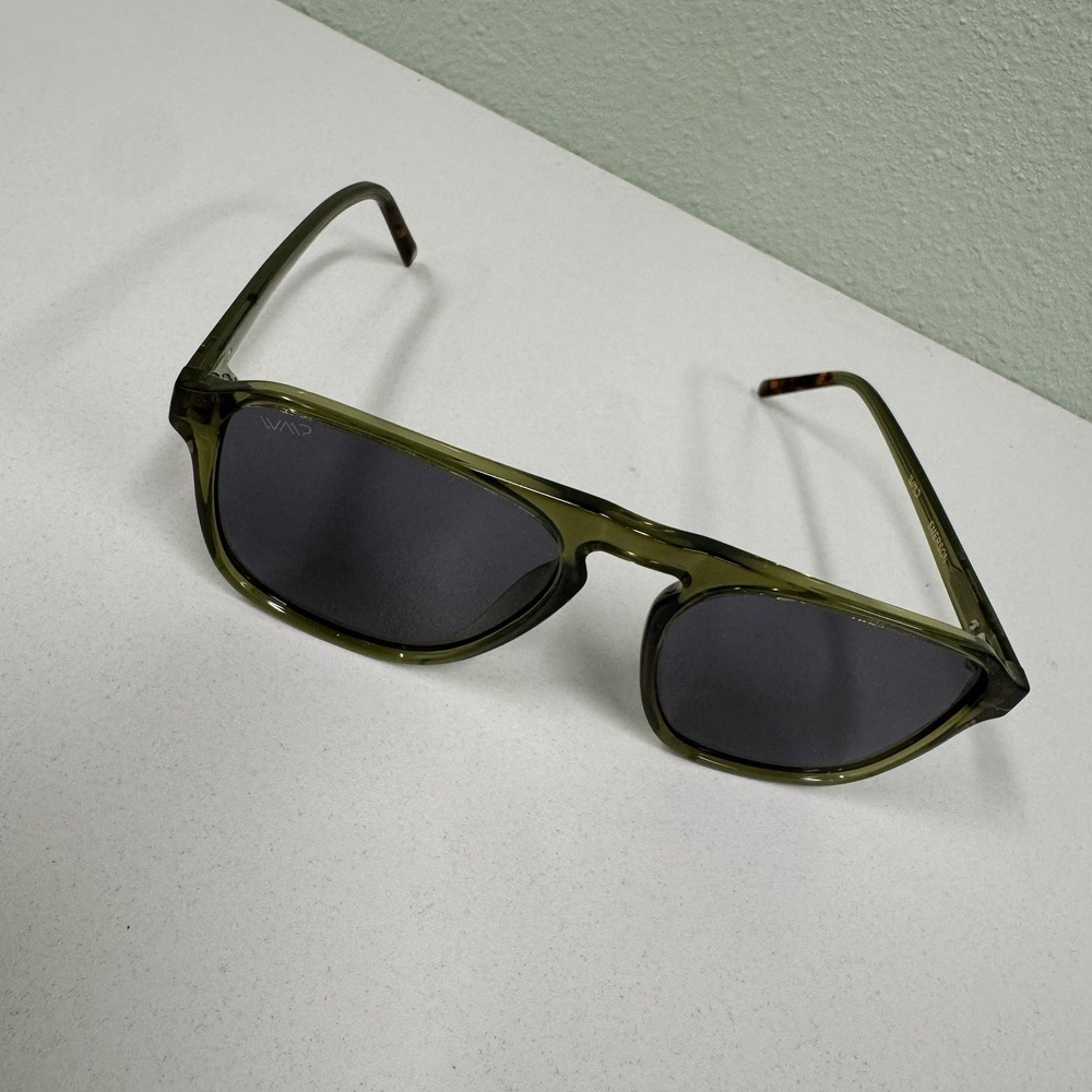 WMP Emerson Green Aviator Avi005 Polarized Sunglasses 54-20-147 GRNGRY